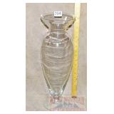 Beautiful 19" Glass Vase.