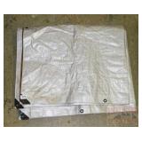 Silver/Brown Tarp, Nice Condition.