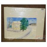 Original Water Color Painting, Signed Hoover.