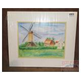 Original Water Color Painting, Signed Hoover.