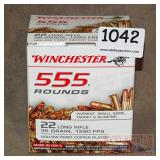 555 Winchester .22 LR 36 G Cartridges.