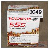 555 Winchester .22 LR 36 G Cartridges.