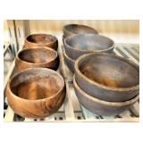ASST WOODEN BOWLS (22)