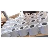 BAUSCHER TEA PITCHERS (26) ONLY 9 LIDS