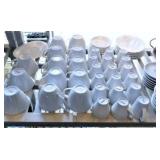 COFFEE CUPS (13) / ESPRESSO CUPS (18)  /SAUCERS