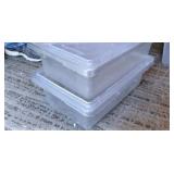 FOOD STORAGE PANS/FULL/12X18X6 W/LIDS (2)