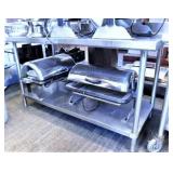 30X60 PREP TABLE, 4 IN LIP ALL SS