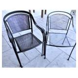 OUTDOOR CHAIR/IRON/BLACK
