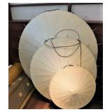 LIGHT FIXTURE/FIBERGLASS/ASIAN MOTIF