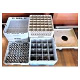 DISHRACKS 4X4/6X6/1PEG/4 FLAT) W/DOLLIE