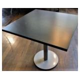 DINING TABLE - 36X36, BLACK COMPOSITE