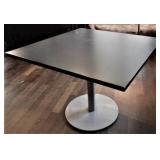 DINING TABLE - 30X30, BLACK COMPOSITE