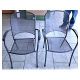 OUTDOOR CHAIR/IRON/BLACK