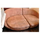 LOUNGE COUCH/2-SECTION/MICROFIBER COVER/96"L /51"