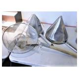 CHINA CAP (3)/STRAINERS (4)