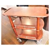 GENEVA WOODEN BUS CART/3-SHELF