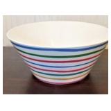 MELAMINE BOWLS/STRIPED (4)