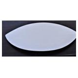 (2) LEAF SHAPED SERVING PLATTERS