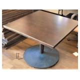 DINING TABLE, 36X36, WOODEN TOP