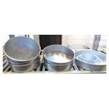 ASSORTED CAKE PANS (8)