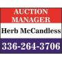 Auction manager-Herb McCandless 336-264-3706
