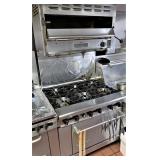 Amer. Range 6 burner/salamander