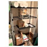 Coated rack 4 shelf 16x36x72