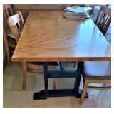 Wood table 34x50