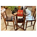 Bar table, 30", 2 bar stools (set)