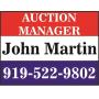 Auction Manager-John Martin-919-522-9802