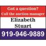 Auction manager-Elizabeth Stuart-919-946-9889