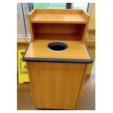 25"x25"x47"h Trash Receptical w/Liner