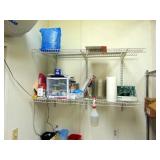 (2) Wall Mounted Storage Shelf Units