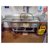 3 Compartment Sink 24"x90"