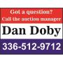 Auction manager-Dan Doby-336-512-9712