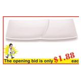 (24) Platter Bamboo rectangular, 10.04x5.16