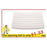 (36) Plate flat square, 11.69"