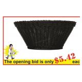 (12) Basket Plastic Round, 14.57"