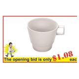 (60) Cup with handle, 8.5 oz