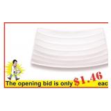 (48) Plate deep square, 8.31"