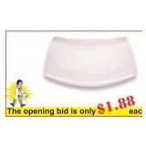 (48) Plate deep square, 8.82"