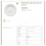 Flat Plate 11.0" Stuttgart Bauscher (48 pcs)