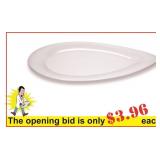 Tearshaped platter, 14.53x8.19" (36 pcs)