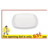 Plate halfdeep square, 6.22" (24 pcs)