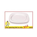 Plate flat square, 6.1" (48 pcs)