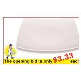 Plate flat square, 10.71x10.67 (72 pcs)