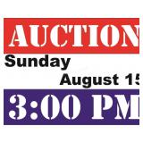 AUCTION-Sunday at 3:00 PM