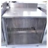 SS Cabinet, Wheels, 30X29.5X32h