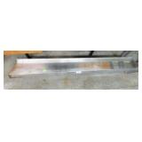 SS Wall Shelf w/Hooks-12X72