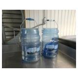 (2) Ice Transfer Buckets-(1) Cracked